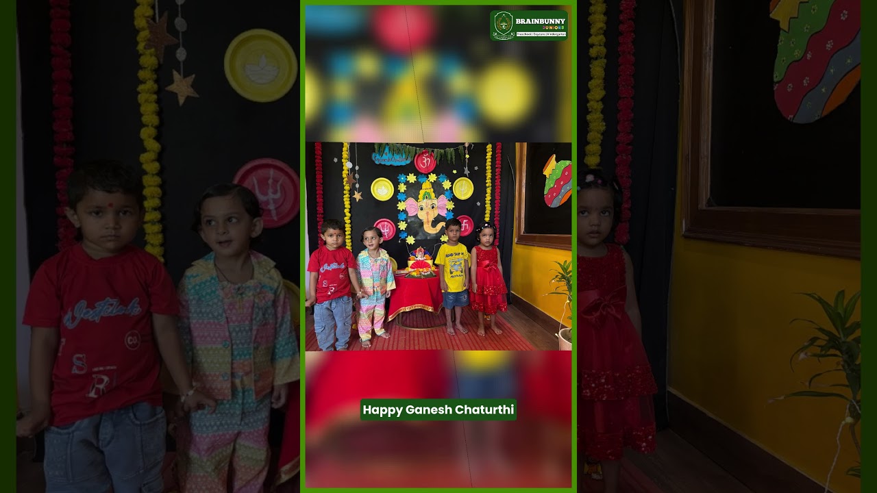 Celebrating Ganesh Chaturthi at BrainBunny Juniors
