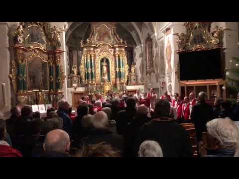 Winterkonzert in Savognin, Zugabe mit Publikum -  Älplerchörli Obervaz