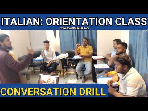 Italian class video 12 at Shield Language Academy