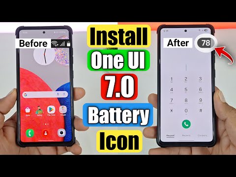 How To Install One UI 7 Battery Icon In Any Samsung 🔥🔥🔥