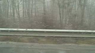 preview picture of video 'I-80 near Brookville PA 11/16/08'