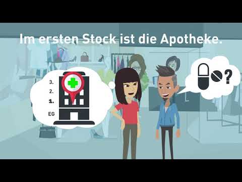 Deutsch lernen mit Dialogen / Lektion 13 / In welchem Stock ist die Apotheke? / Aussprache "ch"