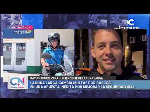 Laguna Larga cambia multas por cascos en una apuesta inédita por mejorar la seguridad vial