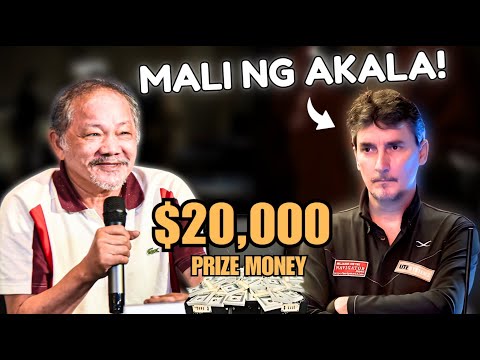 ❗HULING LABAN❗ x60 na WORLD CHAMPION! Tinuruan ng LEKSYON ni EFREN REYES!