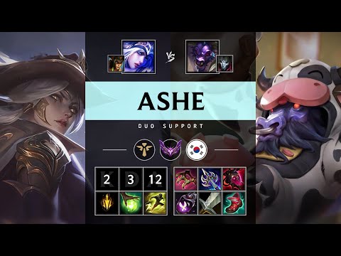 Ashe Support vs Alistar - KR Master Patch 25.12