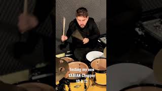 Video thumbnail for Testing Sabian Chopper 10 & 12 by Brane Stubljar