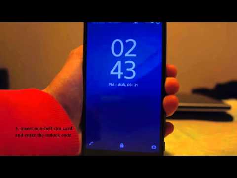 How to unlock Sony Z5 from Bell Canada