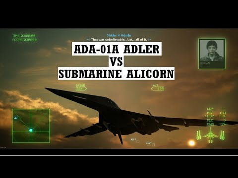 Ace combat 7 - ADA-01A ADLER's cannons obliterated the Alicorn