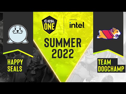 Dota2 - Team DogChamp vs. Happy Seals - Game 2 - DPC NA Tour 3 - ESL One Summer 2022