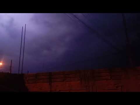 Chuva chegando na cidade de Magda está de são Paulo ☂️