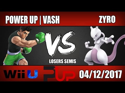Power Up | Vash (Little Mac) vs Zyro (Mewtwo) - Wii U Losers Semis SOS