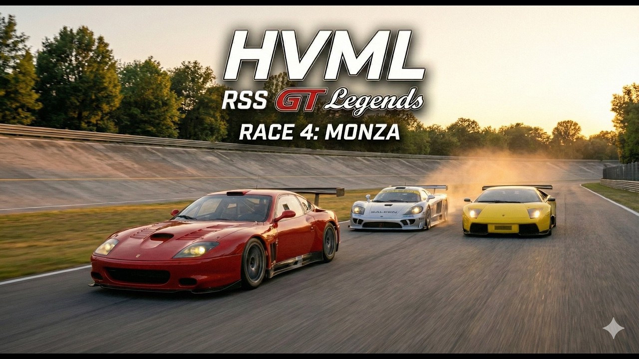 Hungarian Virtual Motorsport League | Assetto Corsa | GT Legends | #04 Monza