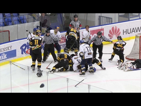 40. kolo DHL ELJ: Rytíři Kladno - HC Litvínov 5:4