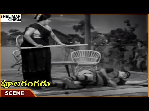 Poolarangadu Movie || Suryakantham Fires On Padmanabham For Eloping Gitanjali || ANR, Vijaya Nirmala