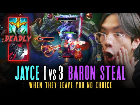 INTENSE LETHALITY SOLO CARRY 1v3 SMITE FIGHT | Jayce Wild Rift CHINA Gameplay #wildrift #jayce