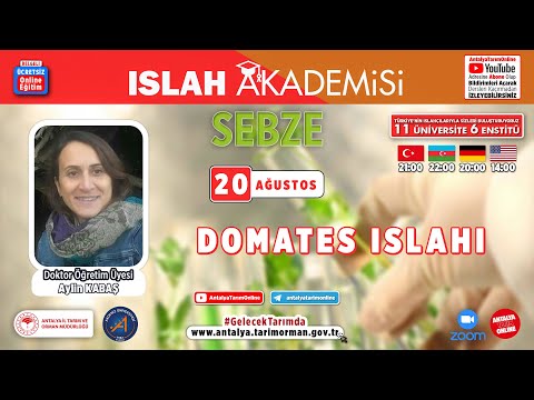 , title : 'Sebze Islah Akademisi-9 Domates Islahı Dr. Aylin Kabaş'