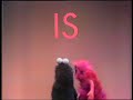 Classic Sesame Street Billy Monster And The Word IS