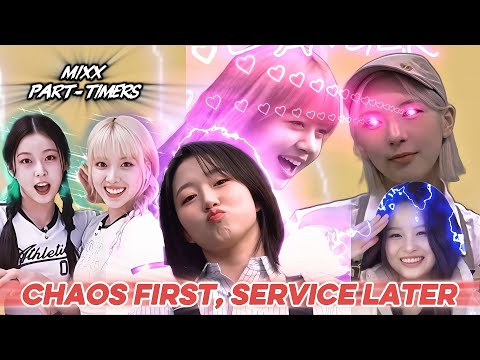 When NMIXX Work as Part Timers #nmixx #nswer #haewon