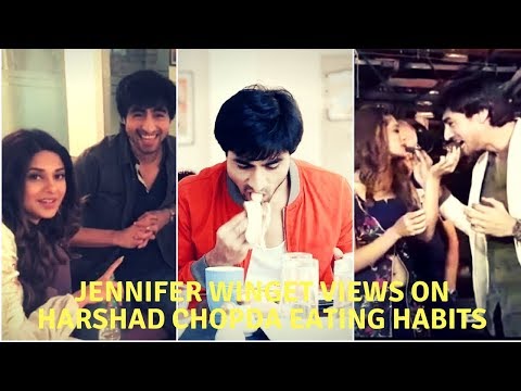 What Jennifer Winget Thinks About Harshad Chopda Eating Habits l Bepanah l Serial