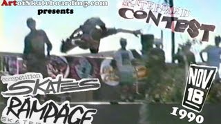 preview picture of video 'Vert Contest - November 18, 1990 Competition Skates RAMPAGE Skate Park'