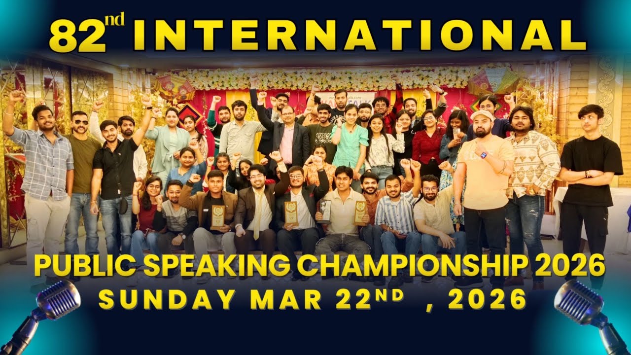🚀 82nd International Public Speaking Championship by WabsTalk #publicspeaking #trending