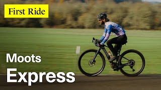 CARBON AND ELECTRIC! Moots Express First Ride #moots #ebike #gravelbike