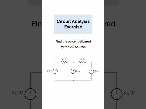 Applying Source Transformation to Find the Power Delivered by a Current Source #electrical