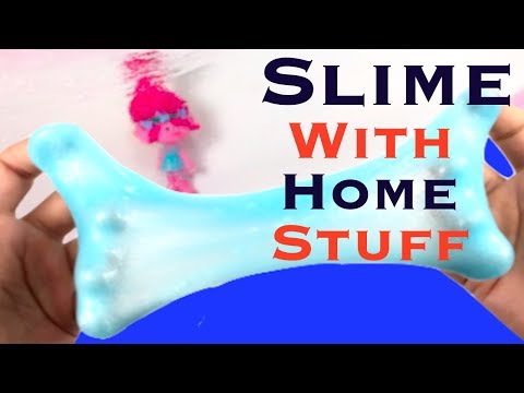 How To Make Slime With Home Ingredients✨ Easy DIY No Borax Slimes