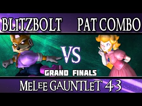 Melee Gauntlet 43 - Blitzbolt (Fox) vs Pat Combo (Peach) - GRAND FINALS