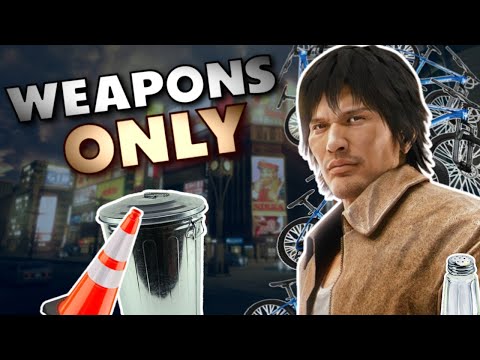Beating Yakuza 5 using Only Weapons