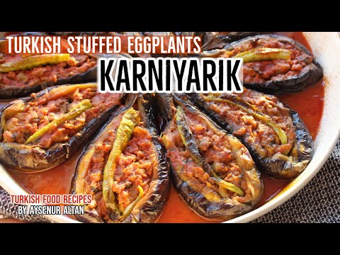 Turkish Stuffed Eggplant KARNIYARIK - Best Eggplant Dish EVER!