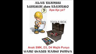 Download lagu Alat Kerja Teknisi Listrik dan Elektro yang sering dipakai (mahasiswa,siswa SMK) mp3 Download lagu Alat Kerja Teknisi Listrik dan Elektro yang sering dipakai (mahasiswa,siswa SMK) mp3