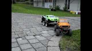 preview picture of video 'Crawler King Anhänger Testfahrt'