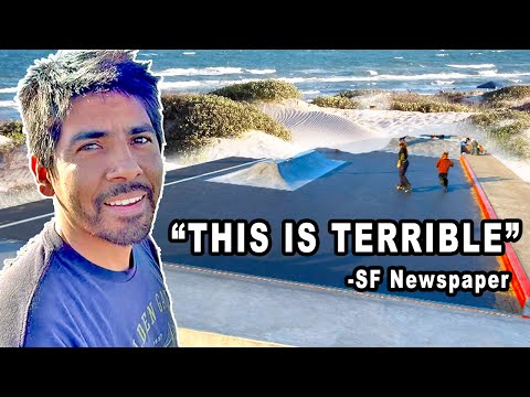 Most HATED Sf Skatepark on the Beach!