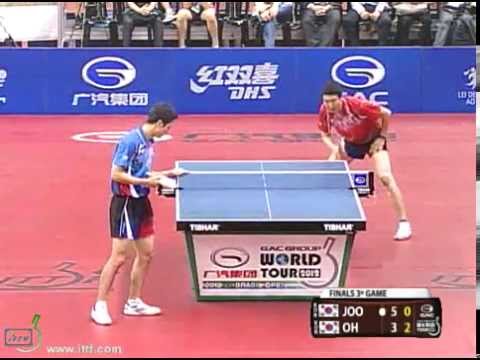 2012 World Tour Brazil Open. Finals. Man's:  JOO Saehyuk (KOR) vs OH Sangeun (KOR)