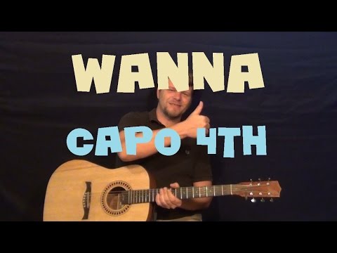 Wanna (Christon Gray) Easy Guitar Lesson How to Play Tutorial