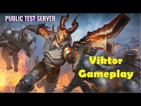 Paladins 3.3 Darkness & Dragons PTS - Viktor New Skin Draconic Fighter Viktor PTS Gameplay