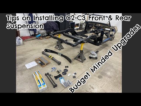 Installing Front and Rear Suspension On A 1963-1982 Corvette. Swapping C3 Parts To Get Disc Brakes.