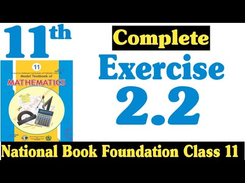 Class 11 Maths Chapter 1 Exercise 2.2 | Ex 2.2 Class 11 | 2.2 Maths Class 11 | NBF | Fazal Academy