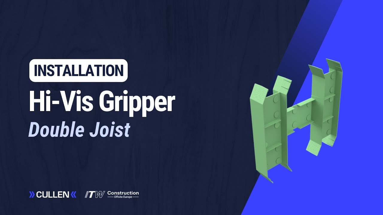 Cullen Hi-Vis Gripper (HV-GR) Double Joist Installation