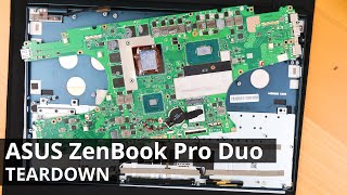 Video thumbnail for ASUS Zenbook Pro Duo UX581 DISASSEMBLY and TEARDOWN by makaitechreviews