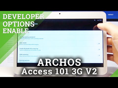How to Activate Developer Options in ARCHOS Access 101 3G V2 – Enter Developer Mode