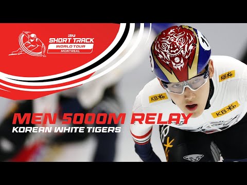 Korean White Tigers Win Thriller! | Men’s 5000m Relay | Montreal 2025 | #speedskating