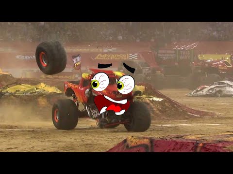This BULL IS LOCO Getting Wild / Most Epic Monster Jam Trucks | Doodles Life