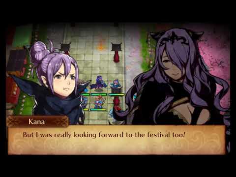 Fire Emblem Fates - Kana & Camilla conversation - Hoshidan Festival of Bonds DLC
