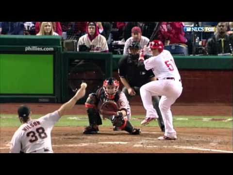 2010/10/16 Ruiz's hit-by-pitch