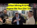 Urban Mining Platinum Palladium 90 Recovery Via Regenx Clean Technology Oct 23 Site Tour