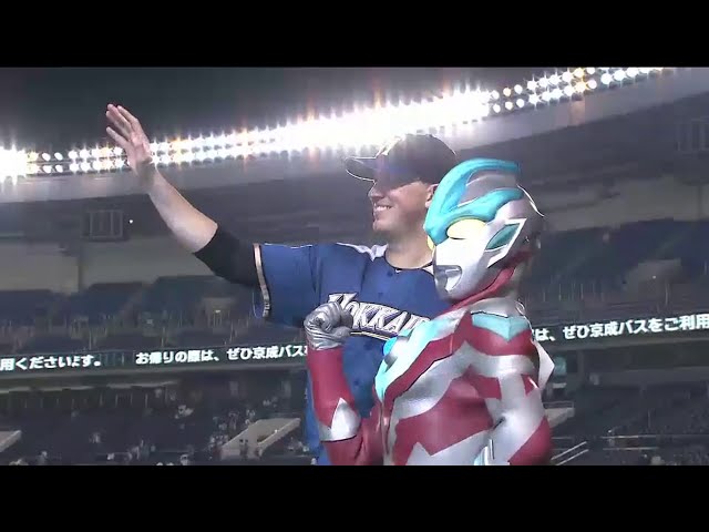 ファイターズ・クロッタ投手ヒーローインタビュー 2014/7/6 M-F