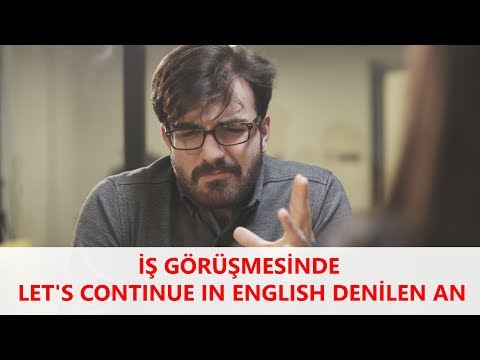 Ekşın 5 - İş Görüşmesinde  Let's Continue In English  Denen An