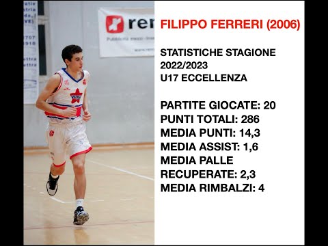 FILIPPO FERRERI CAMPIONATO DI BASKET UNDER 17 ECCELLENZA 2022/2023